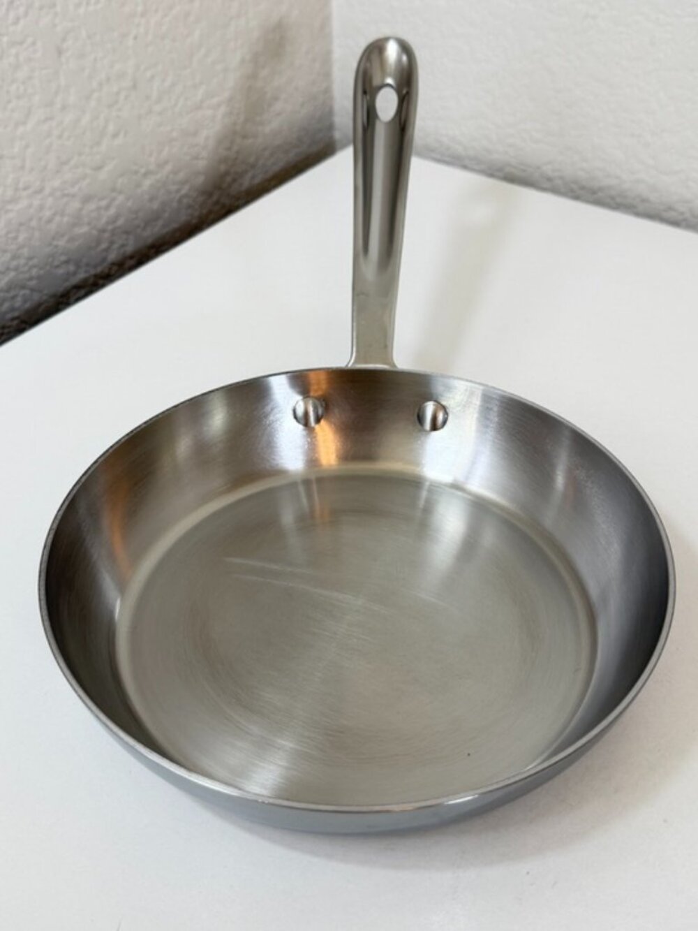 All-Clad D3 Stainless Steel 7.5" French Skillet Fry Pan Tri-Ply Induction READ
